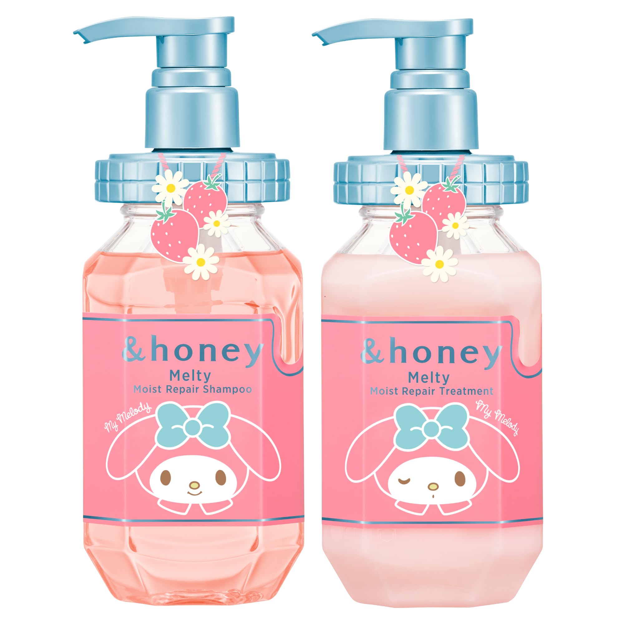 [Limited Edition My Melody] &honey Melty Moisture Repair Shampoo & Treatment Limited Edition Pair Set | Shampoo and Conditioner Set