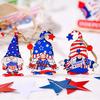 Independence Day Wooden Box Pendant Desktop Decoration Tree Hanging