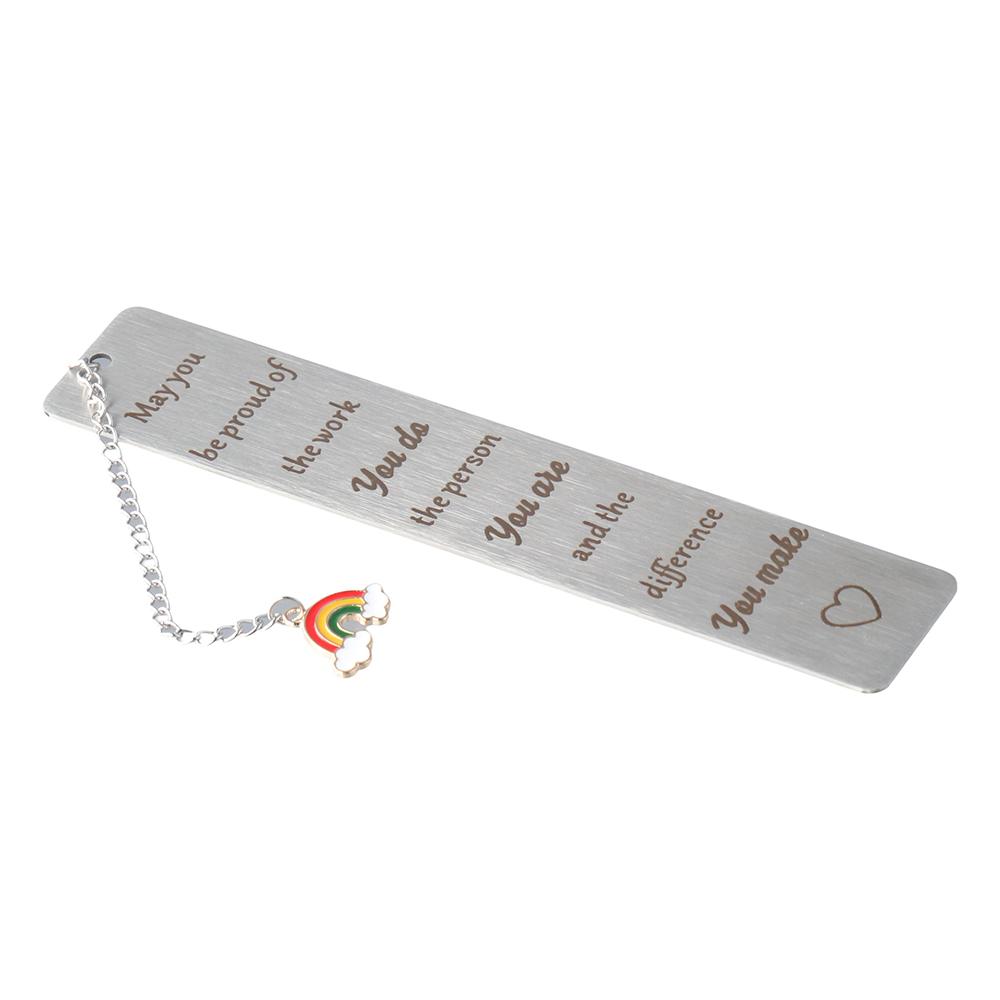 Friend Stainless Steel Perfet Bookmarks Book Support Book Clip High Quality