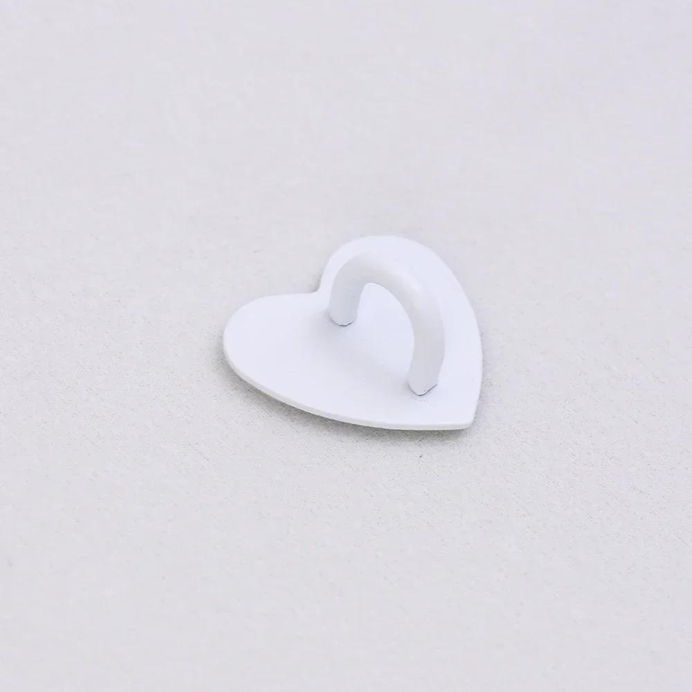 Cellphone Finger Ring Holder Adhesive Metal Phone Heart Shaped Stand Hooks Charms Clasp for DIY IPhone Case IPad Tablet Supplies