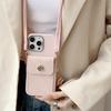 Phone Case For Samsung S25 S24 S23 S22 Ultra S21 Plus S20 FE Note 20 3D Flower Leather Wallet Card Bag Crossbody Lanyard Cover
