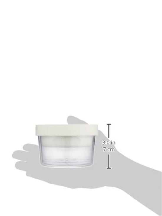 Miyoshi Seisakusho Noodle Lunch with Integrated Ice Milk GEL-COOL Pack, Round, White, 0101-0233