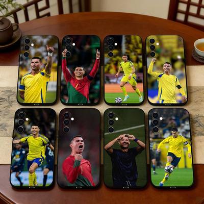 C-Ronaldo Phone Case For Samsung Galaxy A73,A72,A71,A70,A53,A52,A51,Soft Silicone Black Cover