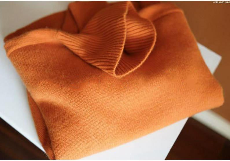 2025 Autumn/Winter Women's High Neck Loose Knit Sweater - Thick Pullover Base Layer, Fashionable Lazy Style