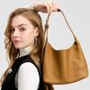 2026 New Women's Minimalist Relaxed Style Genuine Leather Shoulder Crossbody Bag Large Capacity Underarm Bag for Daily Commute