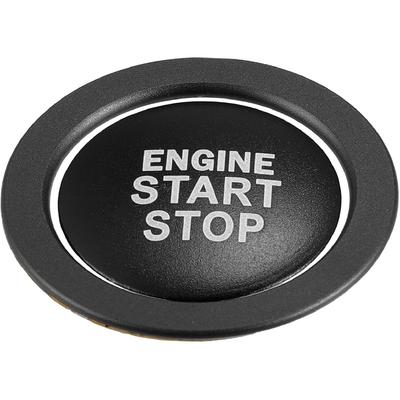 Buton Pornire Oprire Motor Buton de Aprindere Capac Decal Autocolant Ornament pentru Toyota Camry Tacoma Prius Avalon RAV4 Mirai Corolla Aliaj de Aluminiu Negru