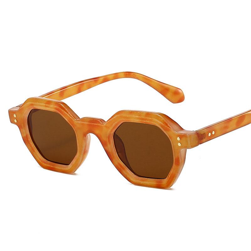 Fashion Polygon Shape Men's Sun Glasses European American Stylish Sunglasses Women Travelling Driving Glasses for Women