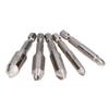 5PcsSet Screw Extractor High Speed Steel Nickel Plated Bolts Remover for Broken Screws