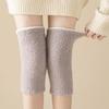 Women Fur Warm Knee Pads Winter Coral Fleece Thick Soft Leg Arthritis Kneepad Knee Warmer Running Knee Protector Long Socks