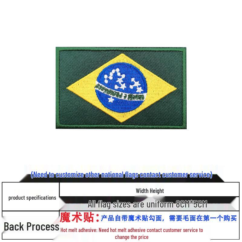 

В наличии вышитая нашивка на плечо с флагом США на липучке