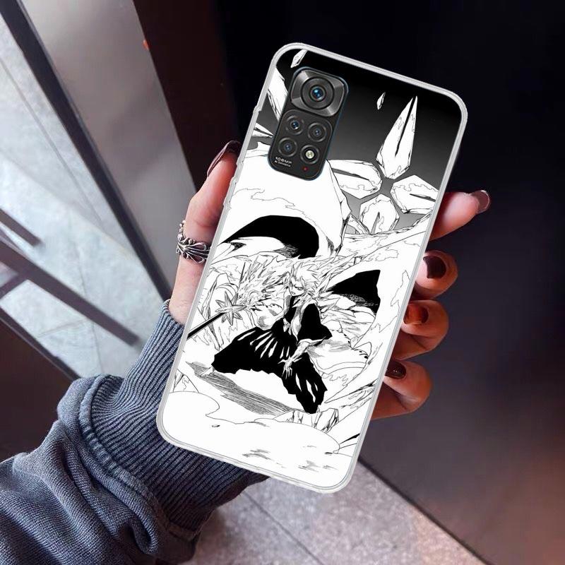 

Bleach Hitsugaya Toushirou Phone Case For Xiaomi Redmi Note 10 11 12 13 14 15 Pro Plus 11S 12S 14S 11T 11E 10S Soft TPU Back Cov Redmi Note 11E Pro