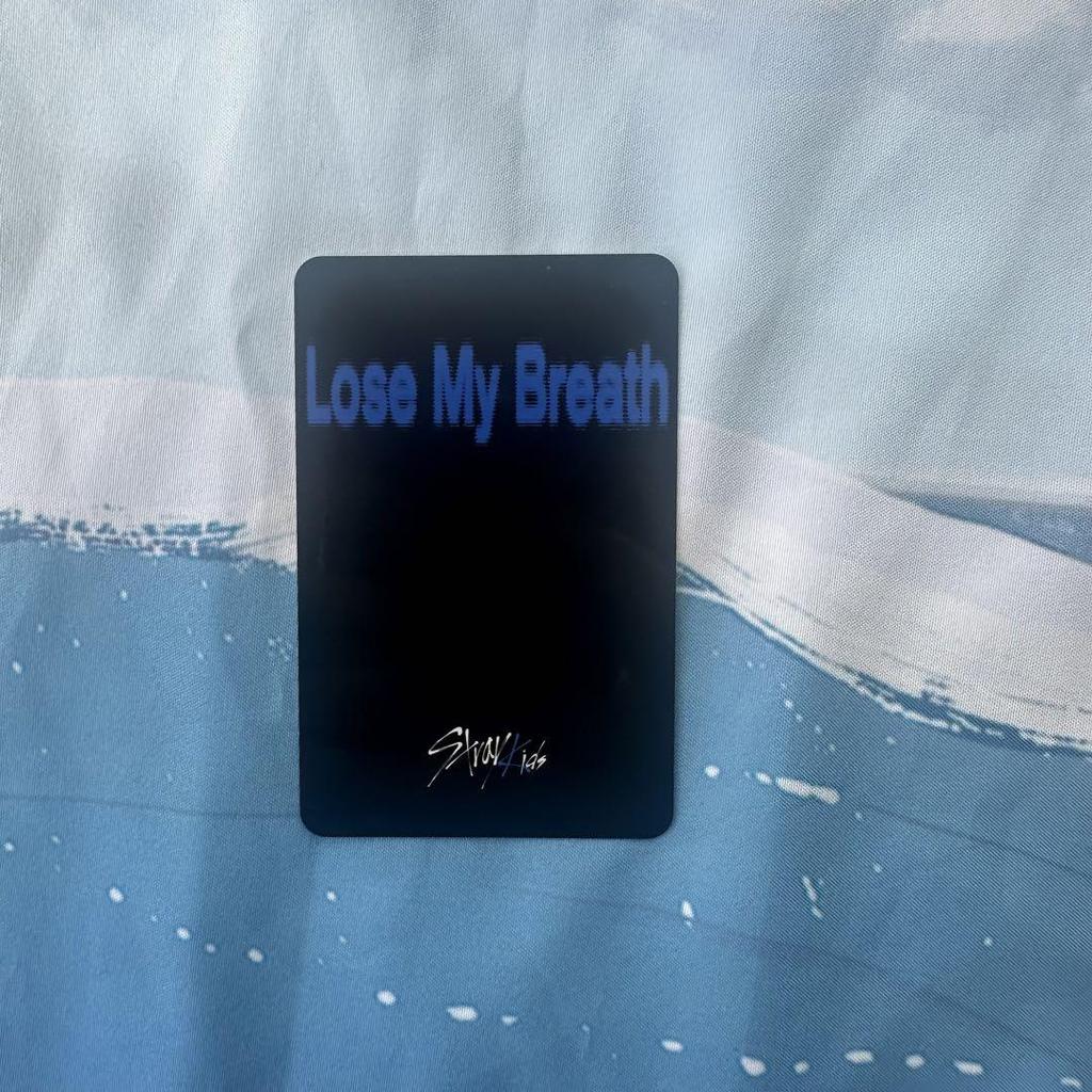 [USED] StrayKids lose Reno my breath winner Sumin trading card