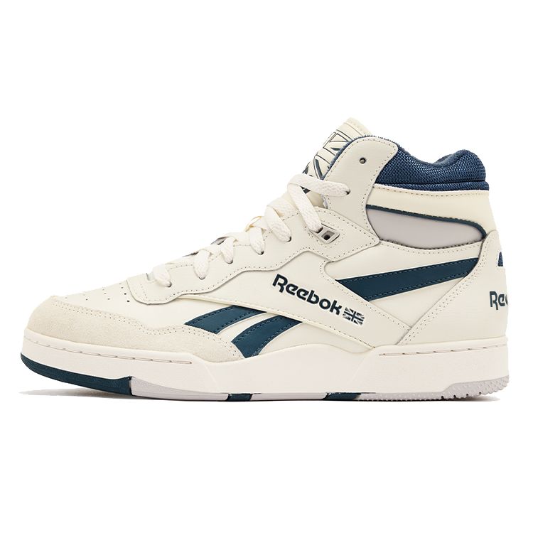 

Reebok BB4000 2 Mid Vintage Chalk Hoops Синие кроссовки унисекс кремовые 100032749 36