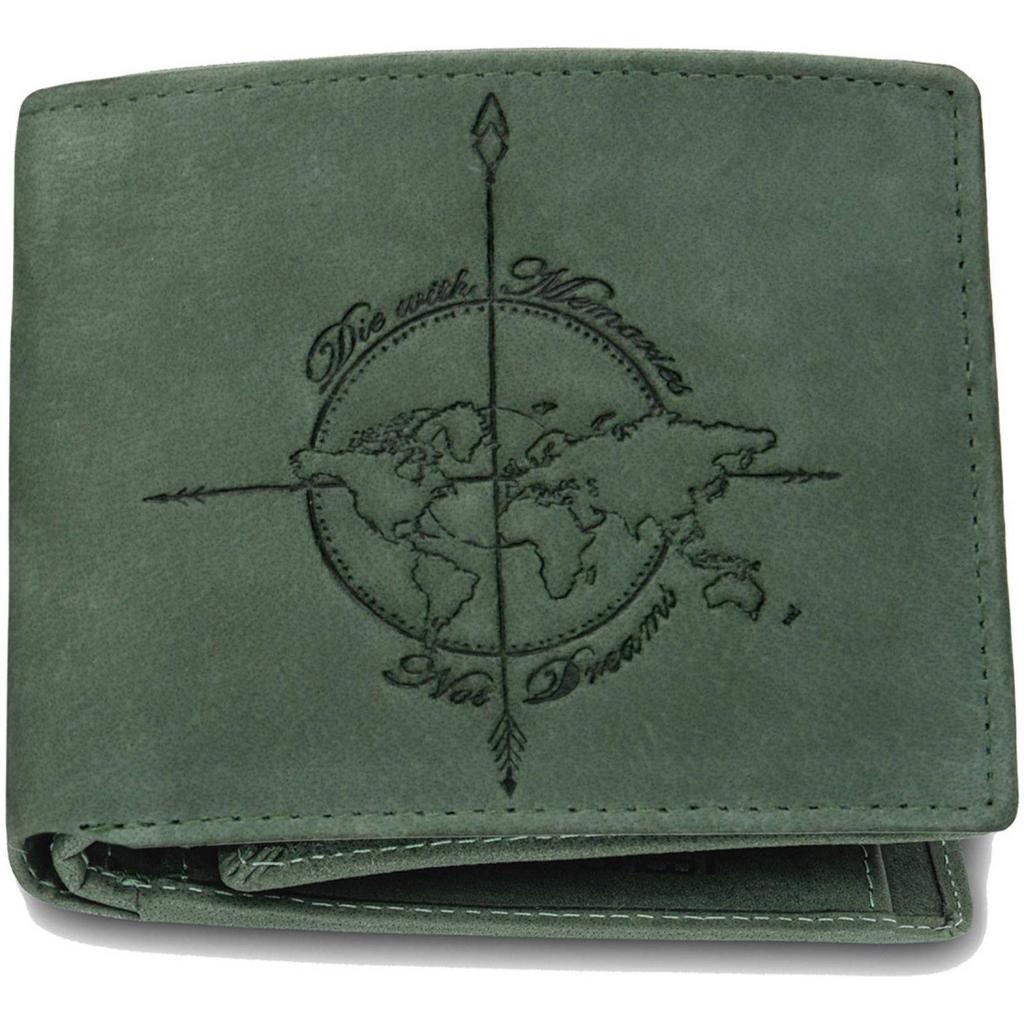 Men Casual Genuine Leather RFID Wallet - Regular Size  (6 Card Slots) Men Wallet