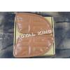 Union Jack "Tan Leather knee Tank Pads Fit For Royal Enfield Continental GT 650"