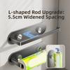 Carbon Steel Suction Cup Tissue Hanger Wall Mounted No-Drill Cling Film Storage Rack Space Saving Paper Towel Holder Toilet