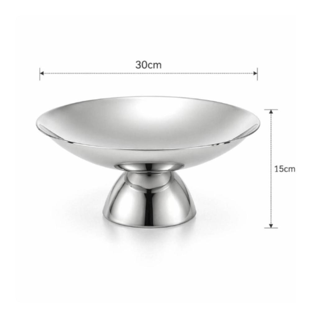 Pedestal Bowl Versatile Fruit with Base Sturdy for Dining Table