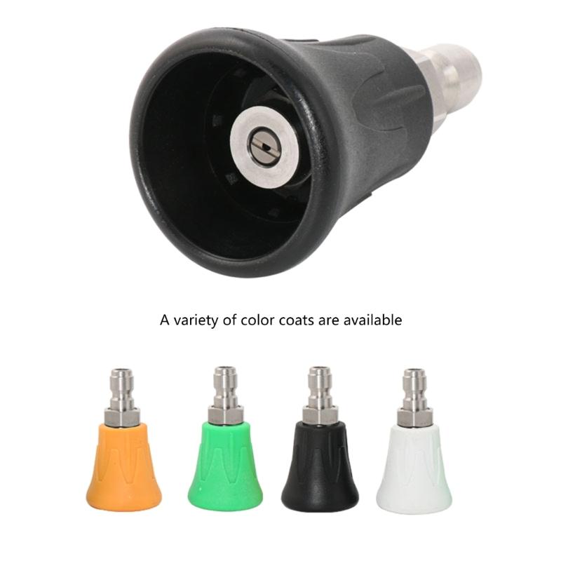 High Pressure Washer tips Nozzle Splash Sheath Nozzles for Home and Commercial Use Universal 1/4Inch Quick Connect