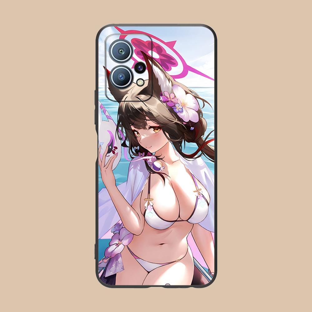 Blue Archive Kosaka Wakamo Phone Case for Huawei P60 P50 P40 P30 P20 P10 P9 P8 Pro Lite Plus Colorful Printing Cover Cellphones