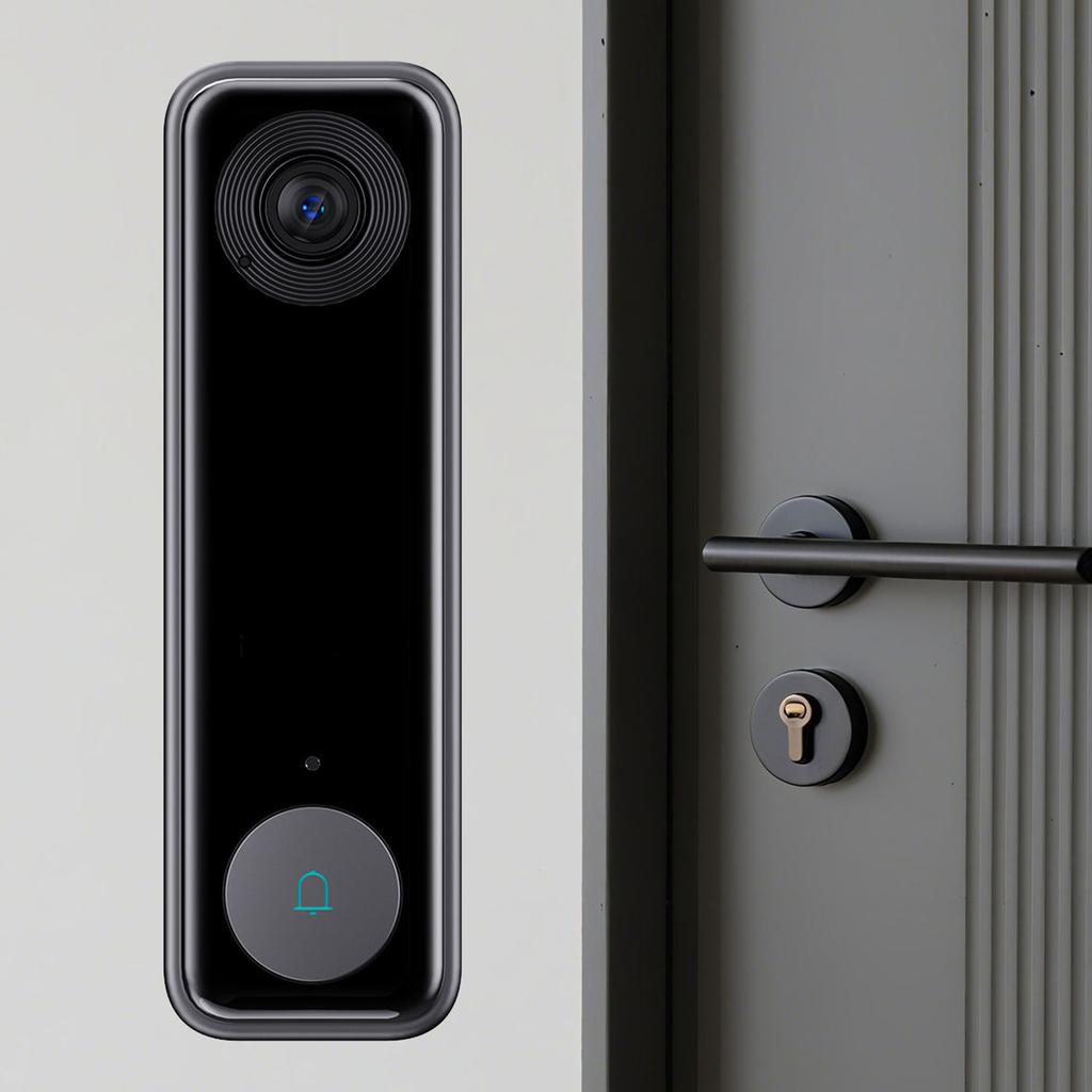 WiFi Video Doorbell Camera 2-Way Audio Wireless Door Bell with Human Detection Night Vision Cloud Storage with Chime for Home