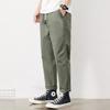 Casual Pants Spring and Autumn Thin Pants Men's Ins Guochao Overalls Simple and Loose 9-point Tide Brand Straight Nine-point Pants