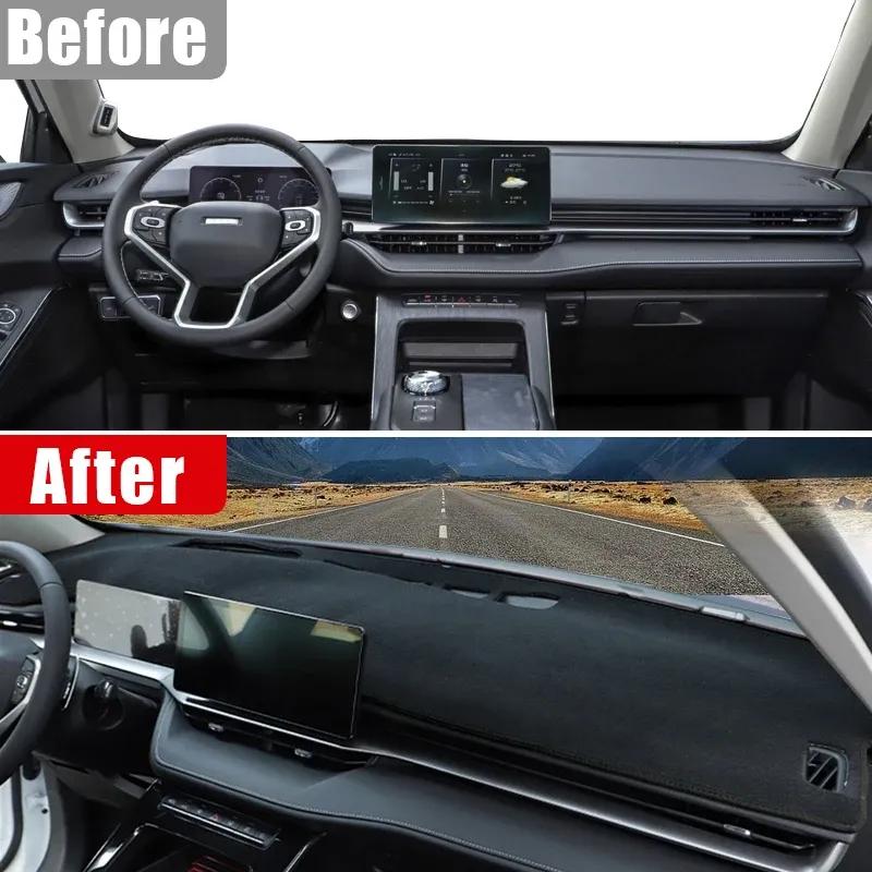 Car Dashboard Cover Pad For Haval H6 3rd Gen 2024 trument Desk Sun Shade Mat Dash Non-slip Carpets Accessories