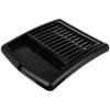 Drainer for Dishware, Plates, Cups, Cutlery, Kitchen Standing Black
