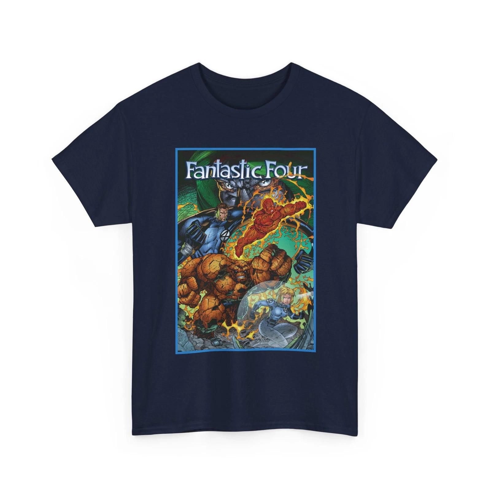 Fantastic Four T-Shirt - Marvel Comics - Heroes Reborn - Jim Lee Art - The Thing XXXXL