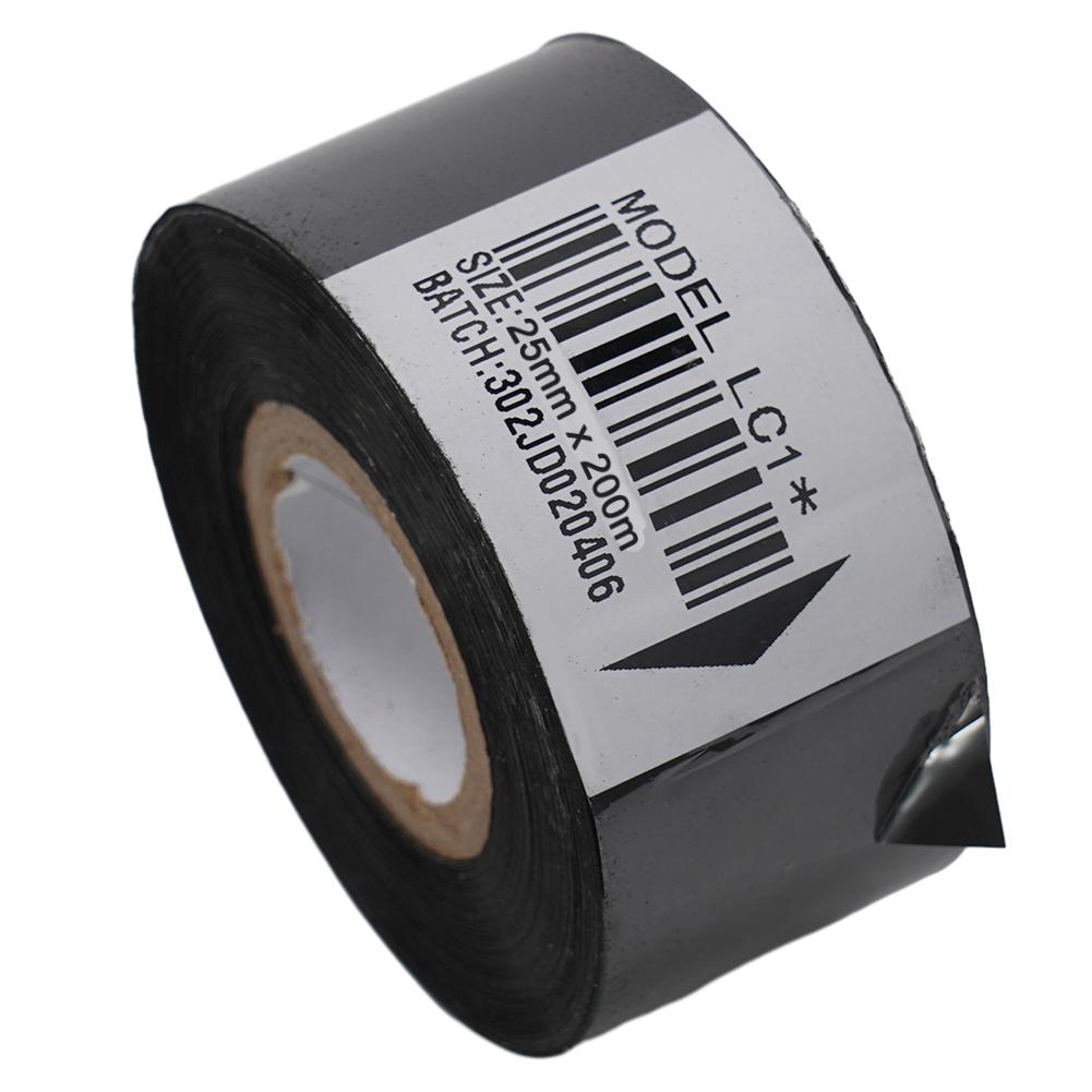 Printing Ribbon For HP Coding Date Coding Machine 25mm*200M DY-8 Ribbon Clear Stamps Easy To Use Good Adhesion