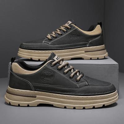 Tooling Shoes Mountaineering Board Shoes Men's Autumn New Outdoor Platform Wear-resistant Sports Shoes Fashion Youth Men's Shoes