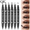 QIC De patroonversiering van de Seal Eyeliner, waterdicht en droog, droog en veegt de dubbele kop niet uit