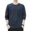 Sweater Men'S Spring And Autumn Crew Neck Pullover Comfortable Bottom Shirt Youth Versatile Large Size Sports Casual Top