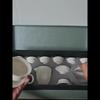 Gold-Inlaid Jade White Ceramic Tea Set