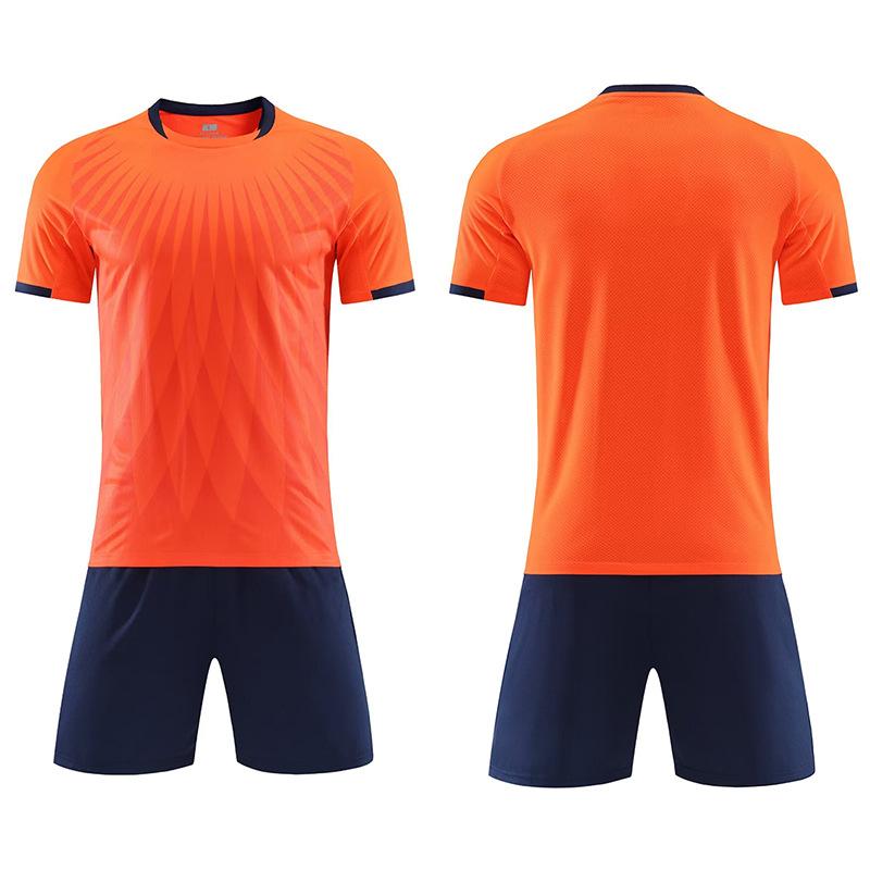 New Football Jersey Set Boys And Children S Game Training Jersey Women S Jersey Breathable Primary School Adult Short-Sleeved Jersey Summer 4XL
