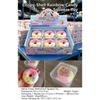 Crispy Squeeze Toy Rainbow Candy Handmade Ball Fidget Toy Stress Relief Squishy Donut Squeeze Toy Slow Rebound For Adult Gift