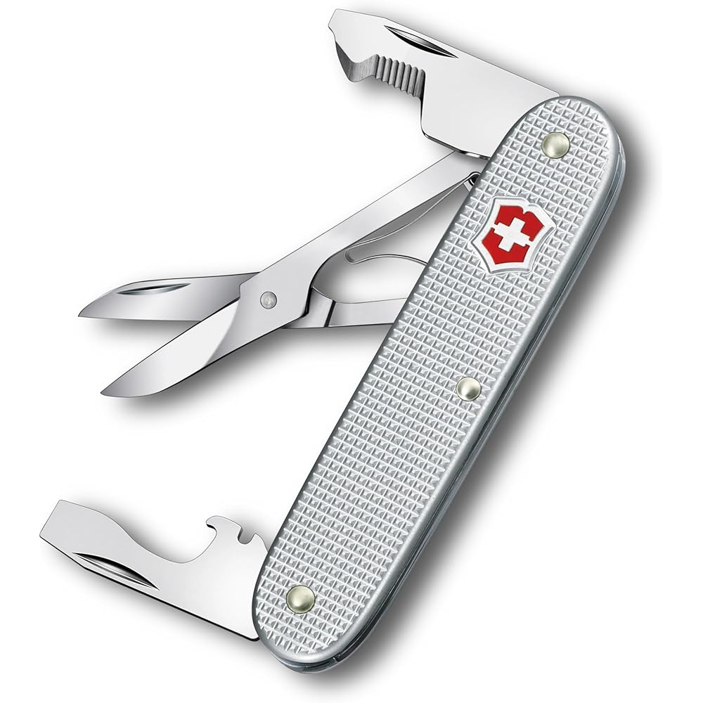 

Victorinox Companion Slim Alox Multi-Function Knife 6 Tools Swiss Made Outdoor Survival Silver