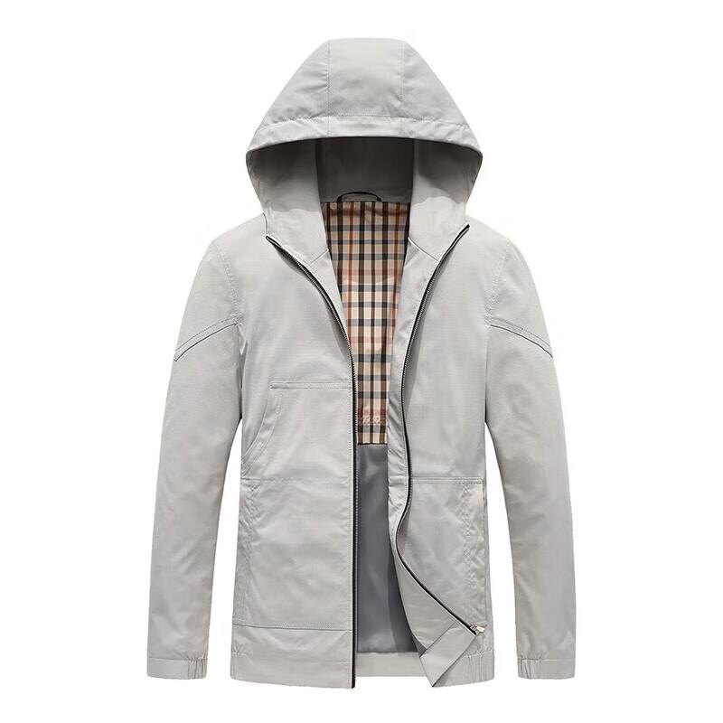Yiliteng Men's Hooded Casual Jacket