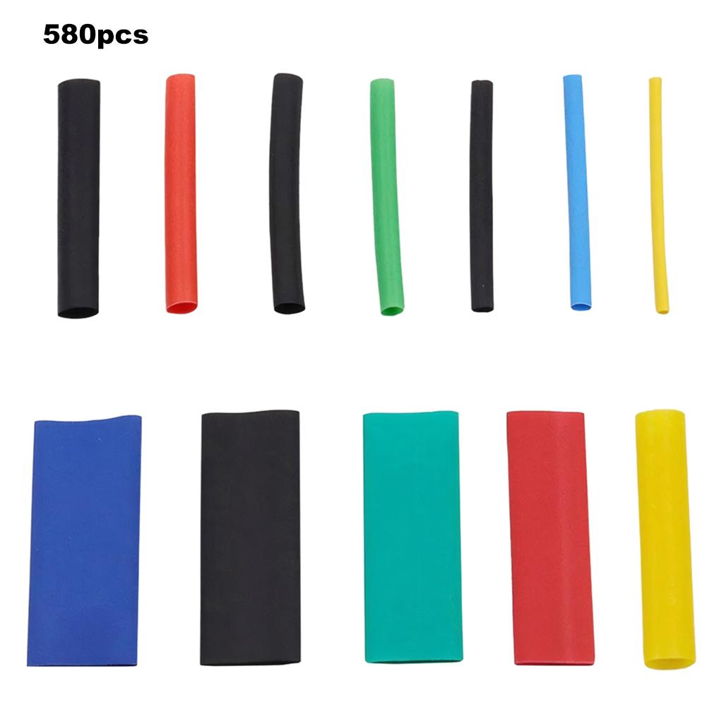 

127-850Pcs Thermoresistant Tube 2/1 Wire Shrink Wrap Electrical Cable Sleeve Assortment for Long Lasting Insulation Protection