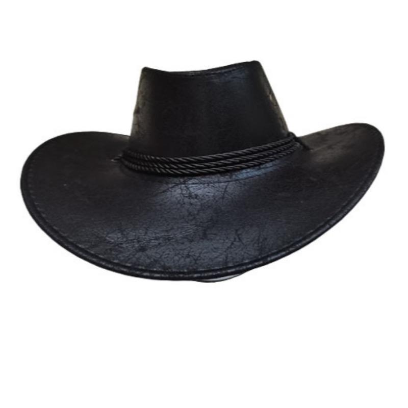 Klobouky Western Cowboy z umělé kůže pro ženy muže Vintage Pánské společenské klobouky Panama Cowgirl Jazz klobouk Sombrero Hombre