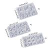 Silicone Keychain Mold for Butterfly Pendant Epoxy Casting Mould with Hole