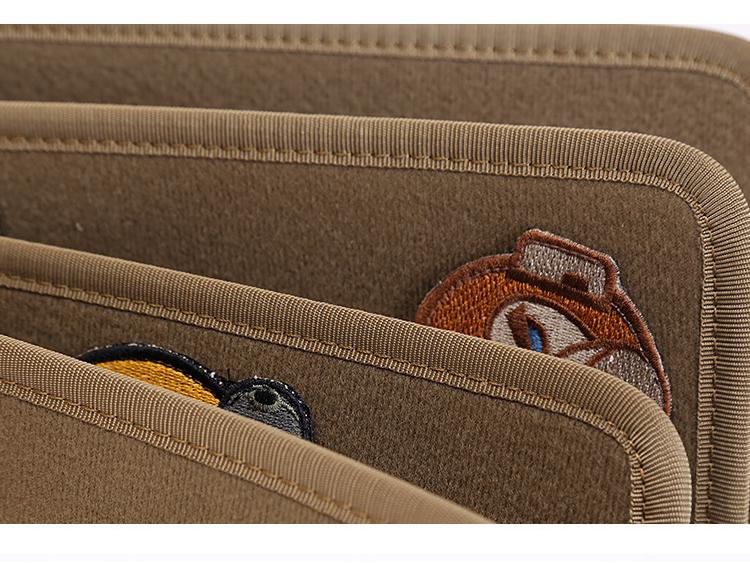 Velcro Tactical Patch Display Board - Military Fan Armband and Storage Organizer