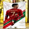 Cristiano Ronaldo Printed Blanket—lightweight,soft,warm;versatile Blanket All Seasons—perfect As &air-conditioning Throw,nap Blanket