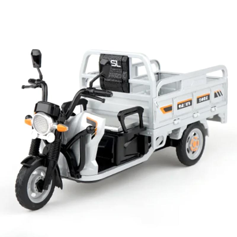 

1:12 электрических трехколесных моделей автомобилей, игрушечных автомобилей, литого под давлением мотоцикла, металлического корпуса, звука и света, инерционная игрушка, подарки для детей B367