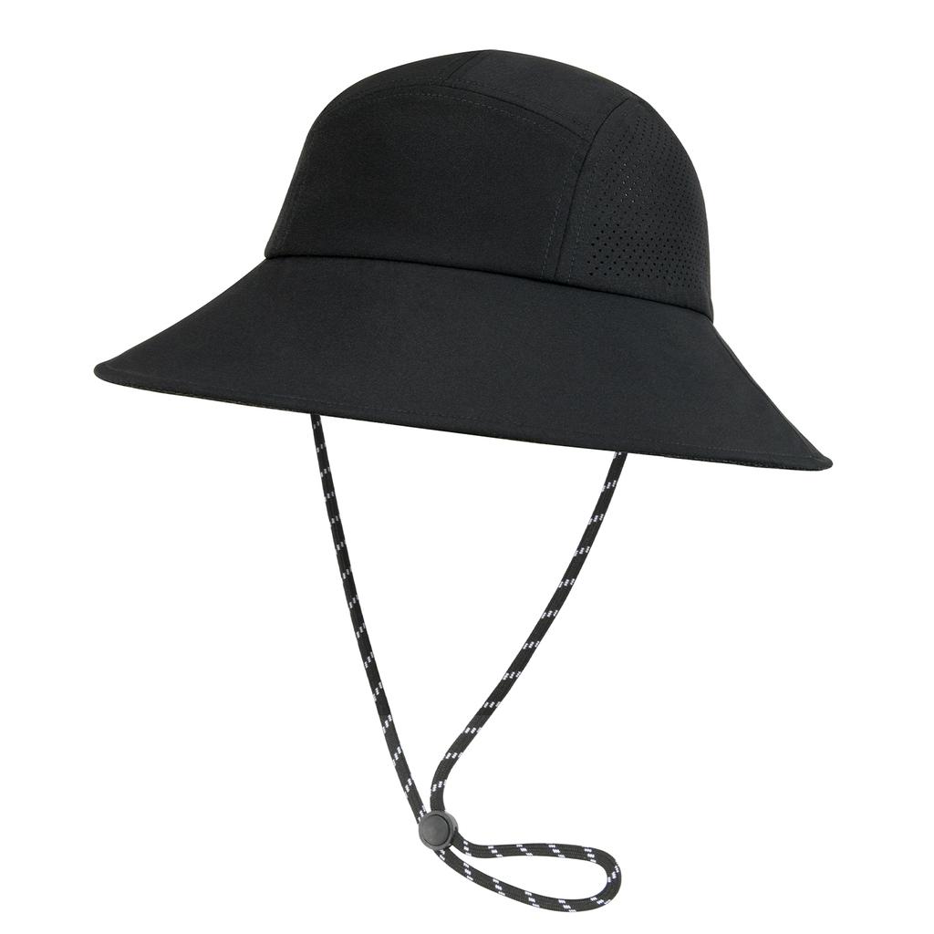 FEINION Leichter Damen-Sonnenhut Packbar Netz atmungsaktiv Breiter Rand Angler Strand Reisehut Outdoor Fischerhut