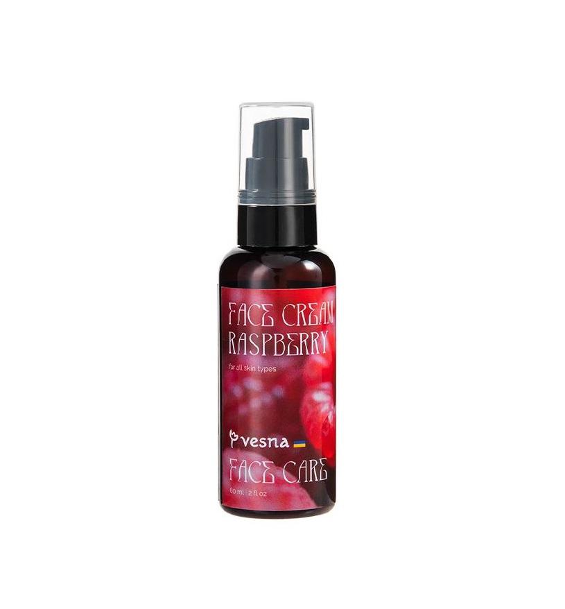 Gesichtscreme mit Himbeeren und Niacinamid Vesna 60 ml
