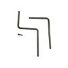 U-Shaped Double-Headed Drum Connection Rod with Jazz Percussion Cowbell Extension Clip & Stand