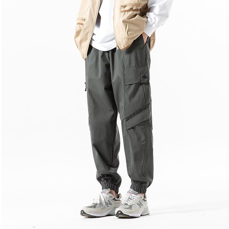 Outdoor Waterproof Soft Case Functional Charging Casual Pants Men's Pants Fashion Camouflage Loose Tied Feet Breathable Spring and Autumn