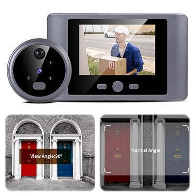 Bezdrátové kukátko Video zvonek PIR detektor pohybu Digitální prohlížeč dveří Zvonek 2,8palcový LCD displej pro systém domácí bezpečnosti