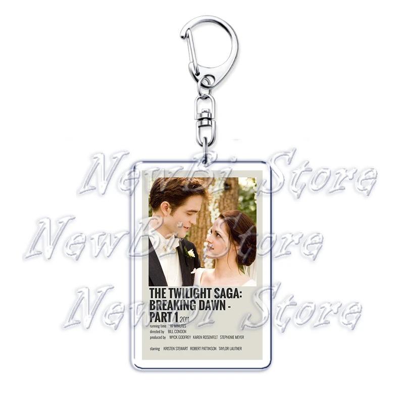 The Vampire Diaries Twilight Keychain for Accessories Damon Stefan Salvatore Elena Bella Swan Edward Cullen Key Chain Keyring