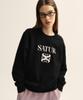 Seteo Classic Logo Sweatshirt Black Pink